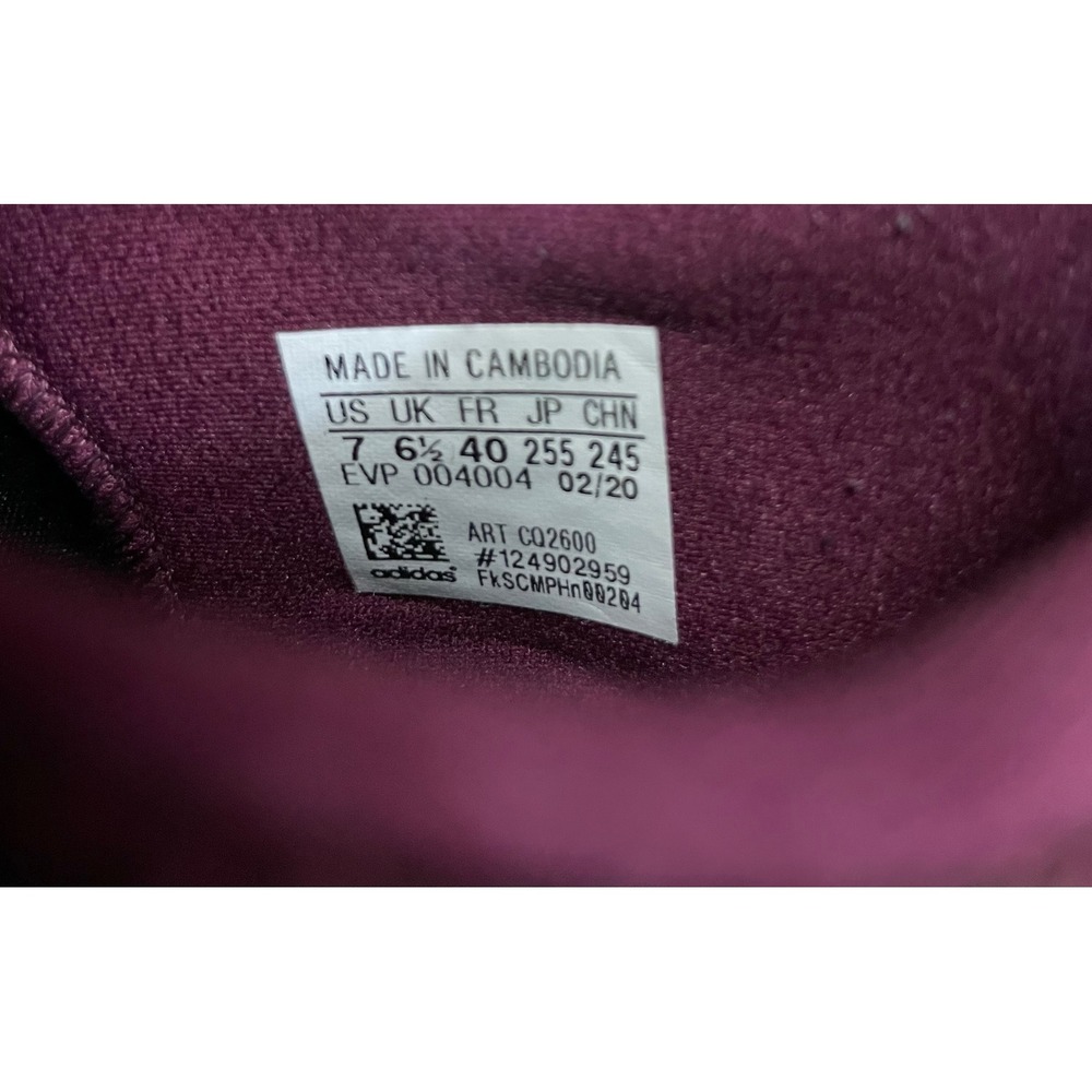 adidas Originals Swift Run J Bordeaux Maroon CQ2600 Mens Size 7/Women 8 Sneaker⁠ - Picture 5 of 5